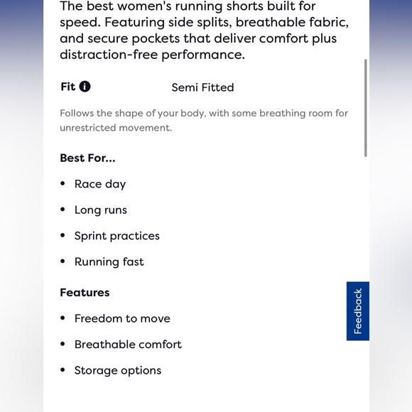 Brooks Women's Breakaway Black Shorts 2.5” - Picture 7 of 7